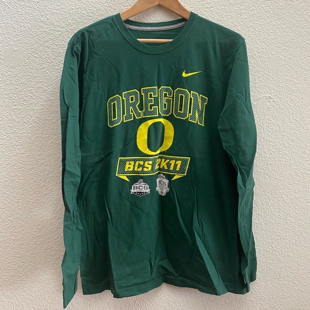 Vintage Oregon Ducks Football BCS 2K11 Arizona Nike Standard Fit Shirt Large